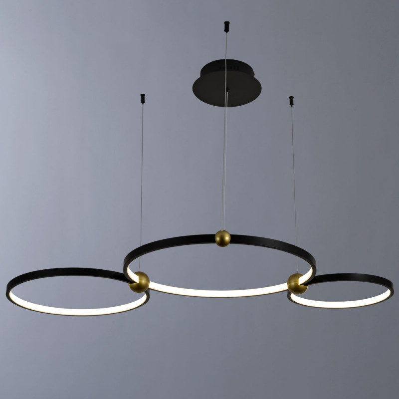 Светильник 109 см, 63W, 4000К Divinare Amadeo 1123/04 SP-75, черный