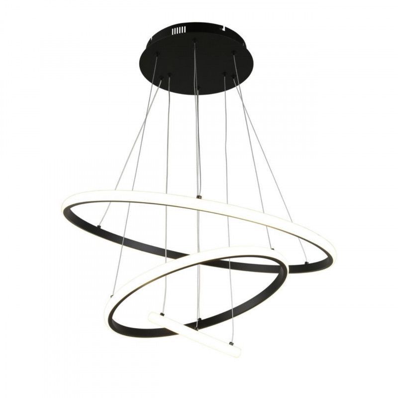 Каскадная люстра 60*60-120 см 60W, 4000K, Aployt JANINA APL.018.03.60, черный