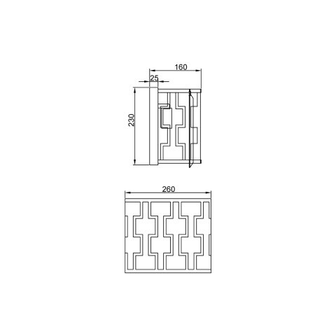 Бра 16*26*23 см, 2*E14 шампань Vele Luce Polifonia VL3124W02