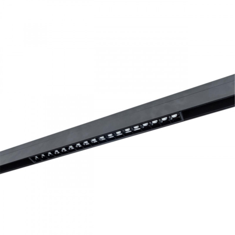 Трековый светильник 33,1*2,2 см, 1*LED*18W, 4000К, Arte lamp Linea Черный A4665PL-1BK