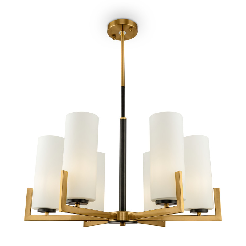 Люстра на штанге Maytoni Fortano MOD089PL-06BS, диаметр 67 см, латунь