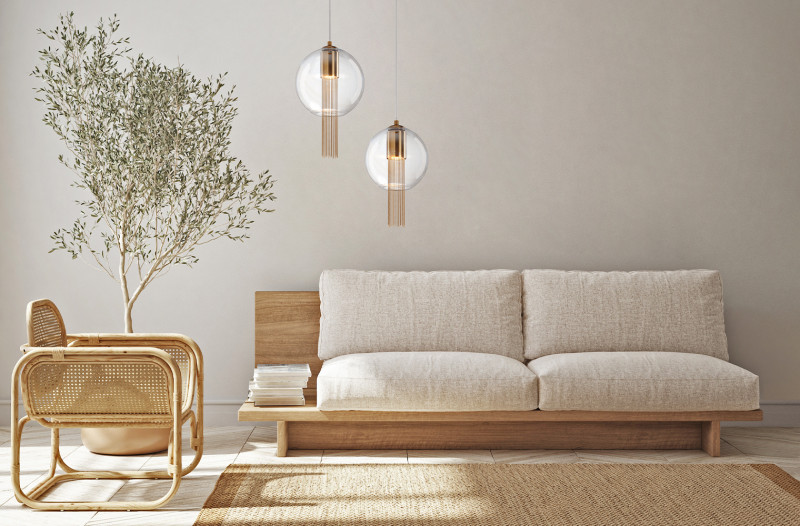Светильник 25 см, Maytoni Flusso P095PL-01BZ1, бронза