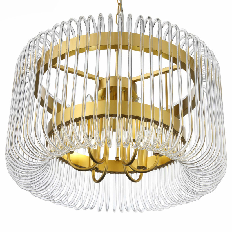 Люстра подвесная 60 см, 240W, ST LUCE GROSSETO SL1228.203.06 Золотистый