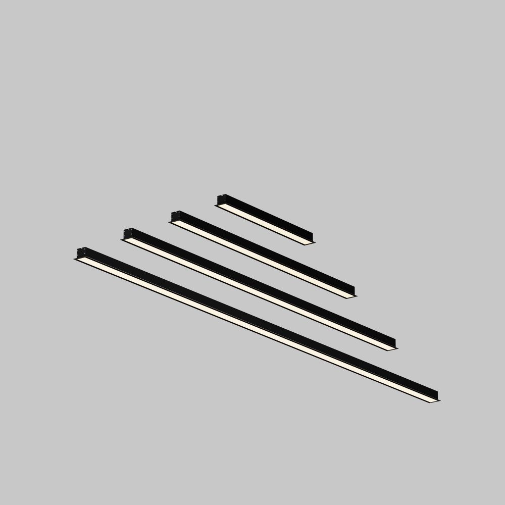 Линейный светильник встраиваемый 3000K 50x35 20 Вт (Черный, 1 м) LL313011 Maytoni Technical