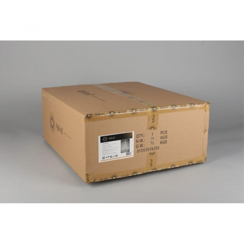 Подвесная люстра 75*80-140 см, 10*E14, 40W, Aployt Koletta APL.755.03.10, хром