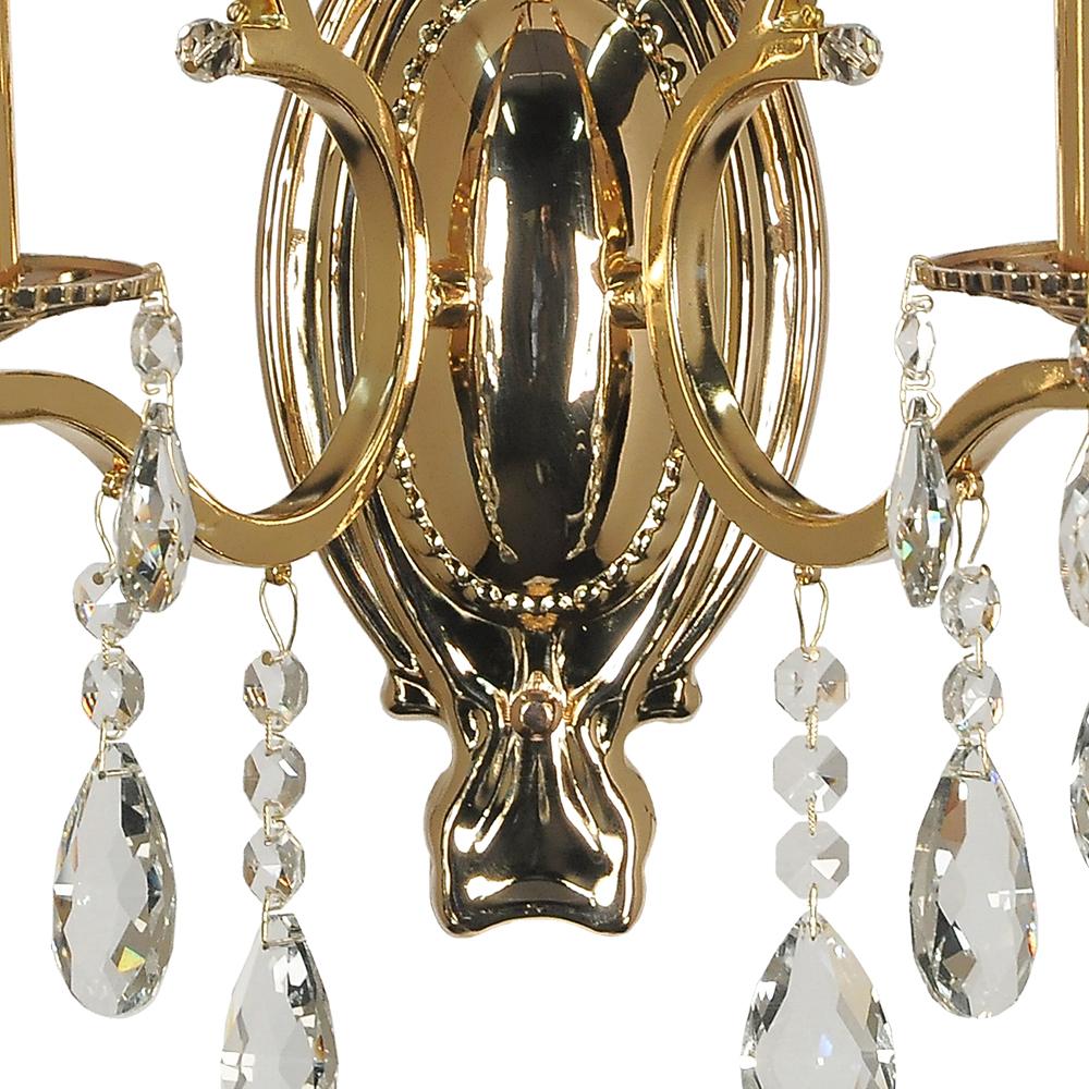 Бра *30*31 см, 2*E14*40W, Arti Lampadari Pisani Gold Pisani E 2.1.2.601 G, Золото