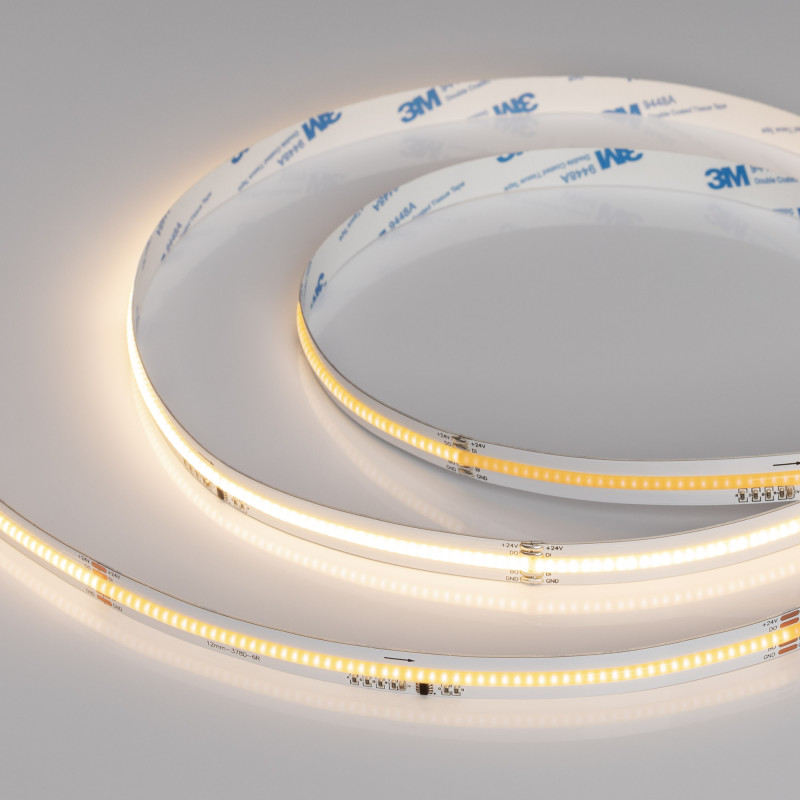 Лента SPI-COB-X378-12mm 24V Warm3000-PX63-BPT (7 W/m, IP20, 5m) (Arlight, бегущий огонь) 041736. Цена указана за 5 метров. Продается кратно 5 метрам.