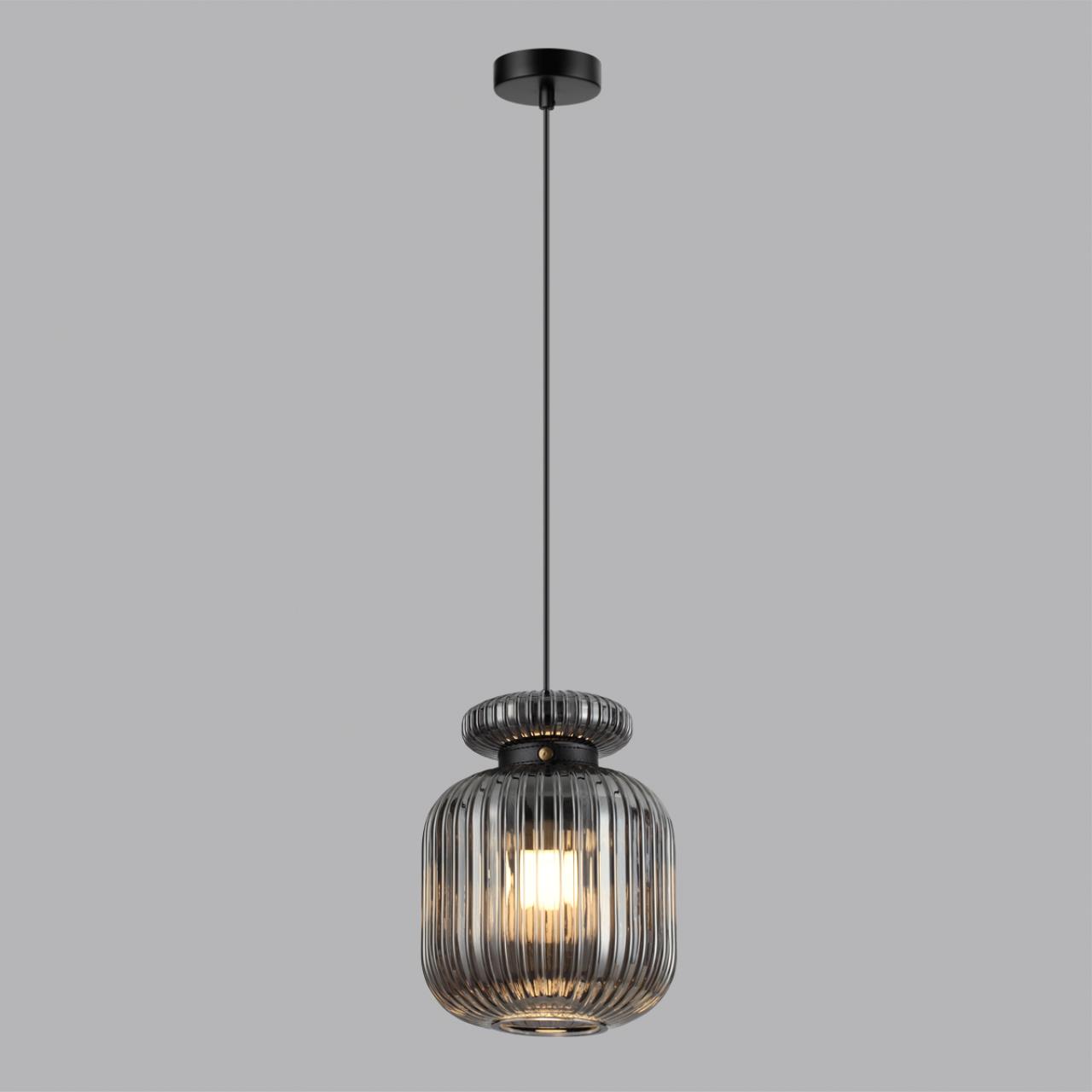 Подвес 22*22*148,5 см, 1 E27*60W, Odeon Light Jugi, черный 5042/1B