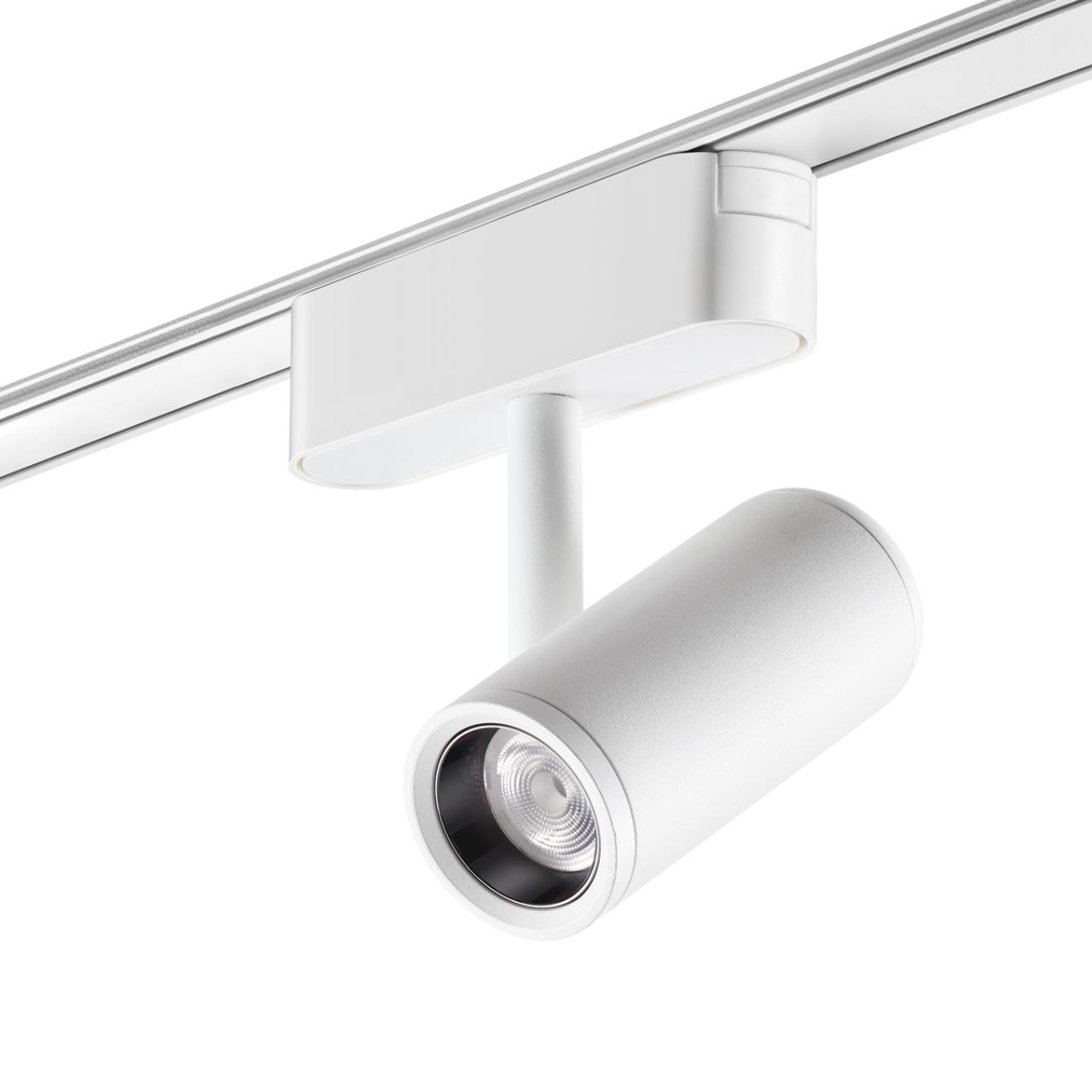Трековый светильник для низковольтного шинопровода 11,5*4,2* см, LED 8W*3000 К, Novotech Shino Smal, белый, 359271