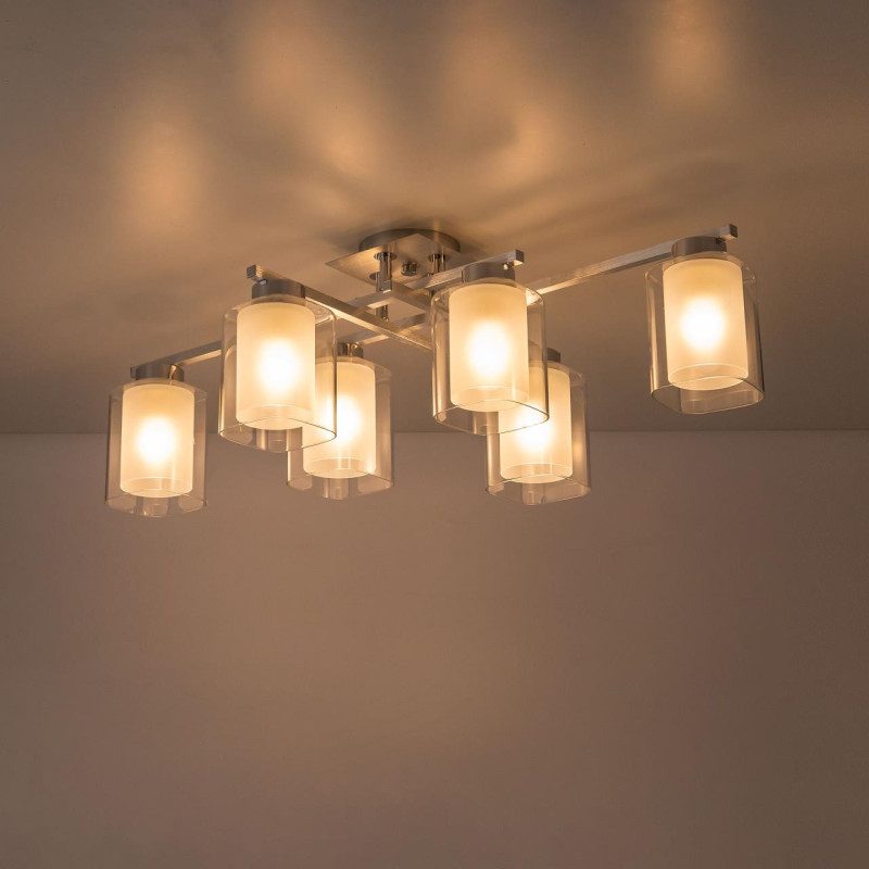Люстра 67,5*42,5*24 см E27*450 W, Citilux Диез Алюм. CL111160