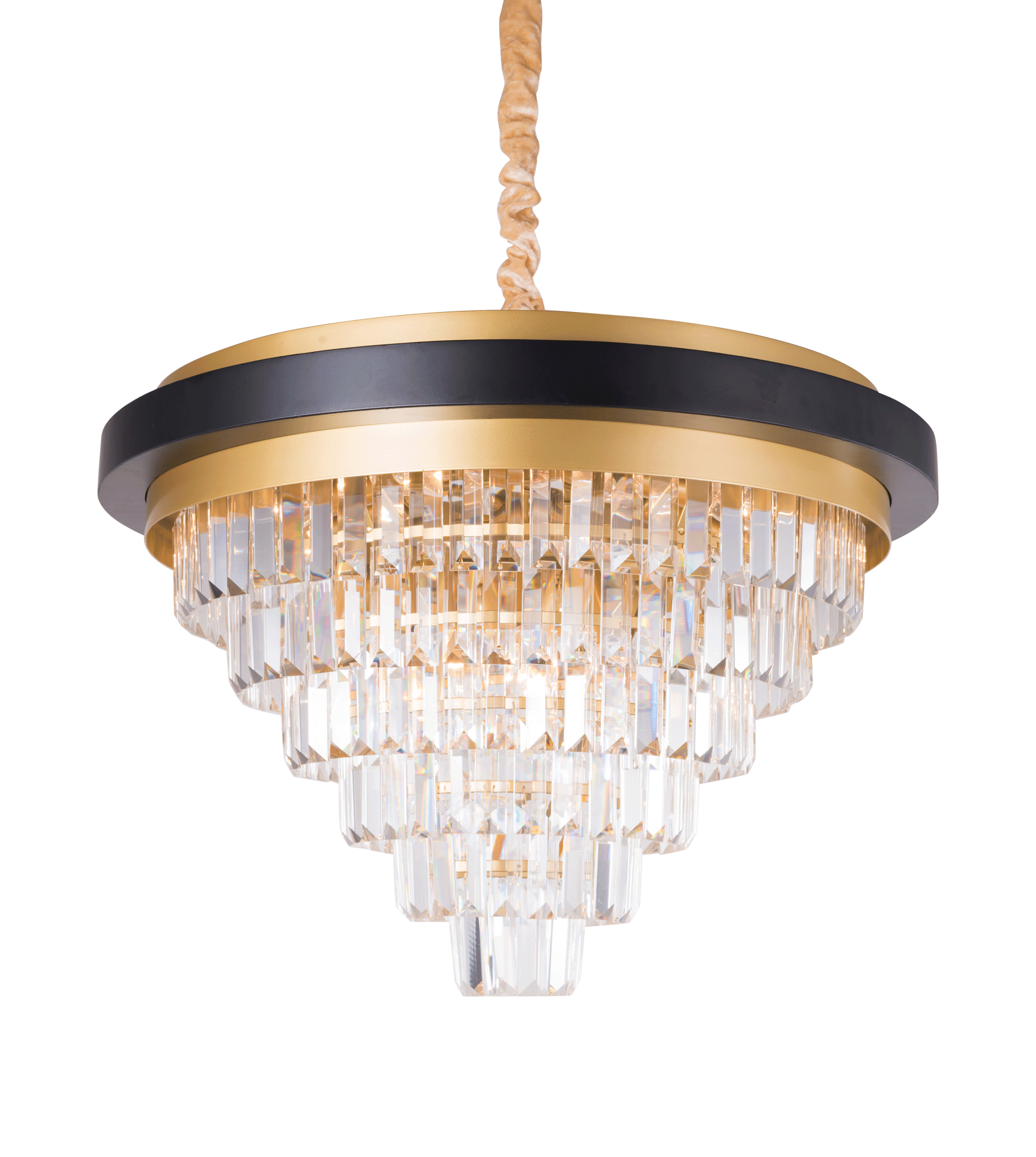 Люстра 600*400, 12*E14, 40W NewRgy Cristallo 2433A/12A PT BRS, PT BRS