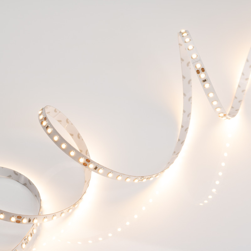 Светодиодная лента RT 2-5000 24V Warm2400 2x (3528, 600 LED, LUX) (Arlight, 9.6 Вт/м, IP20) 018090(B)