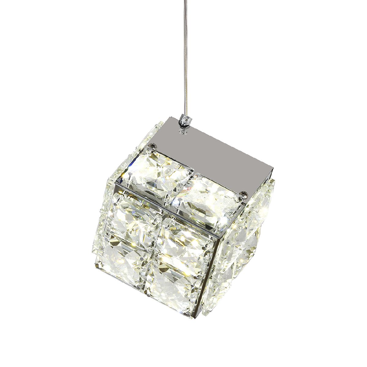 Подвесной светильник 11*11*150 см, 1*5W, LED  Indigo Radioso 12048/1P Chrome