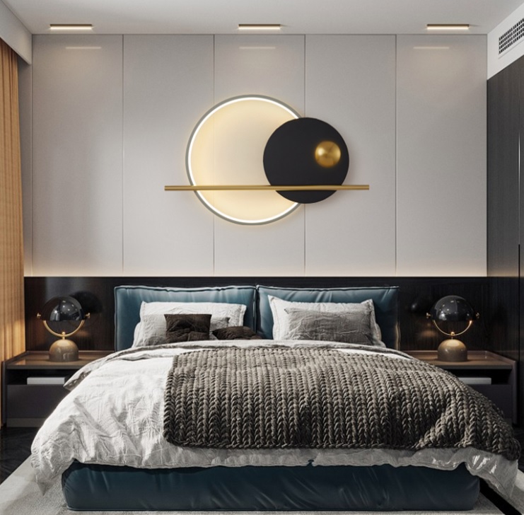 Настенный светодиодный светильник Inodesign Ridn Black 40.6195