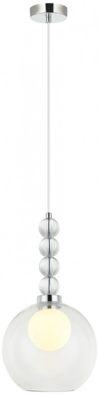 Светильник подвесной 22*22*46/150 см, 1*G9 LED  Хром Stilfort Designo 2166/09/01P
