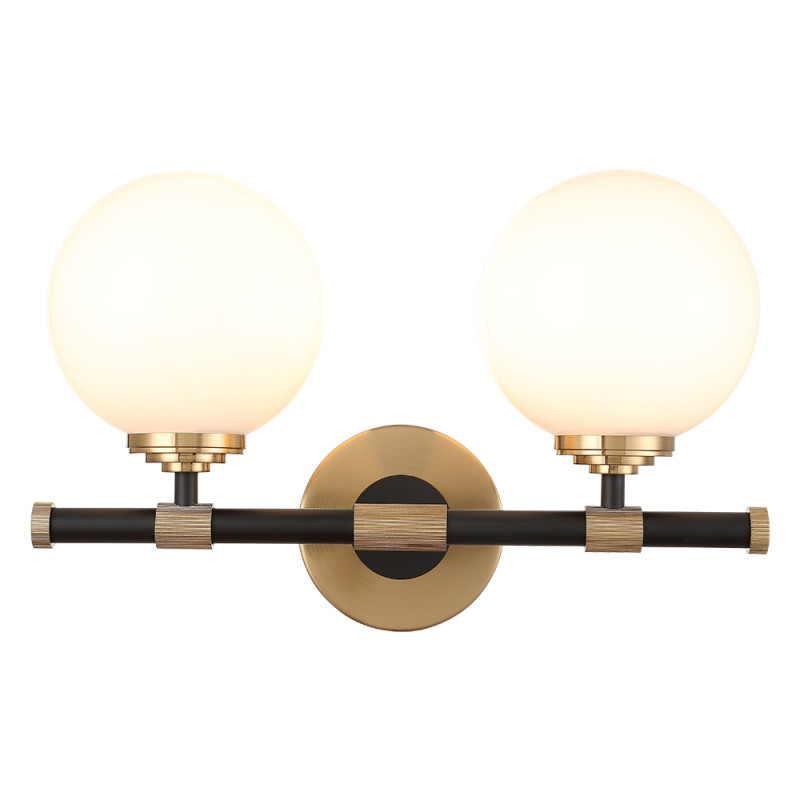 Бра 25 см, Crystal Lux SOPHIA AP2, черный-золото