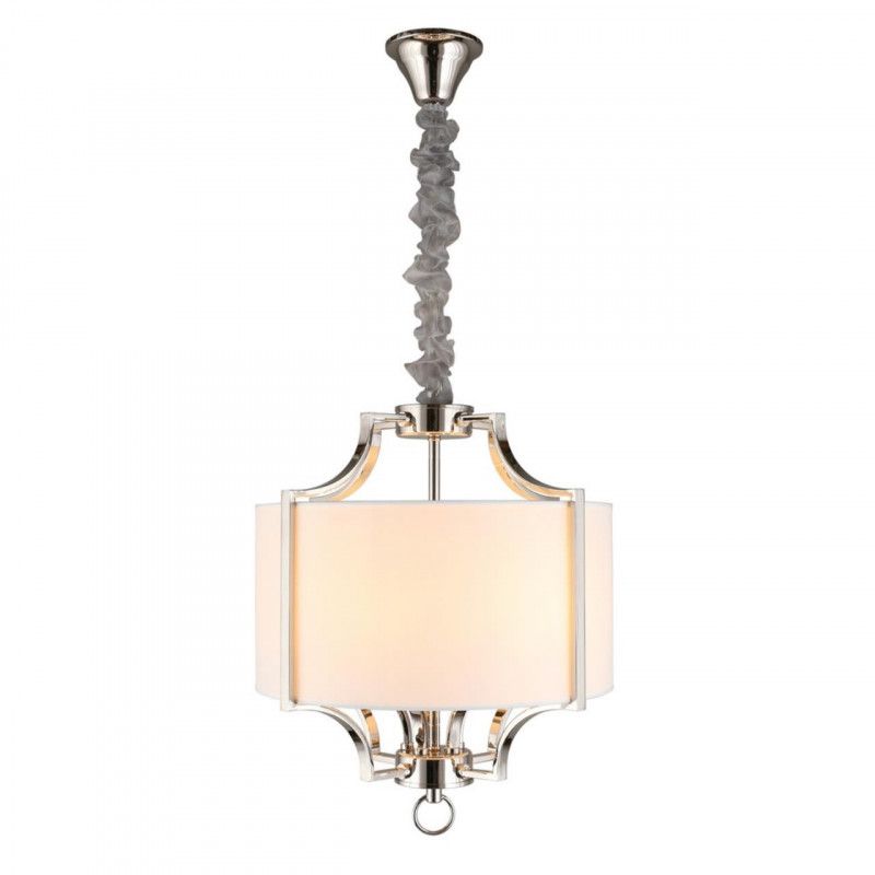 Подвесная люстра 43*70-150 см, 5*E14, 40W, Aployt Romilda APL.732.16.05, хром