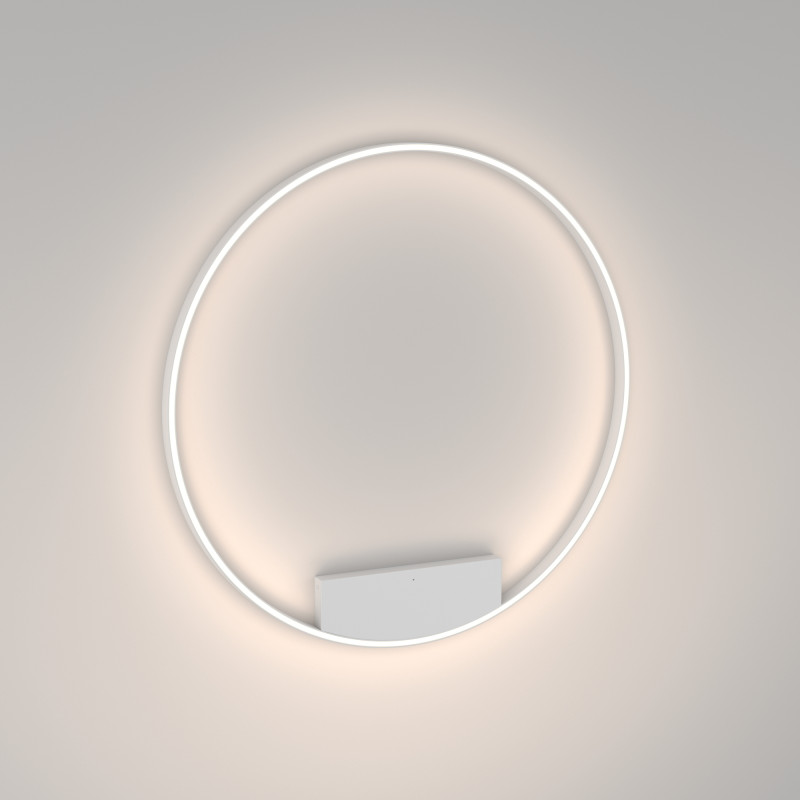 Накладной светильник 100*100*3,5 см, LED, 59W, 3000К-4000К, Maytoni Rim MOD058CL-L65WK белый