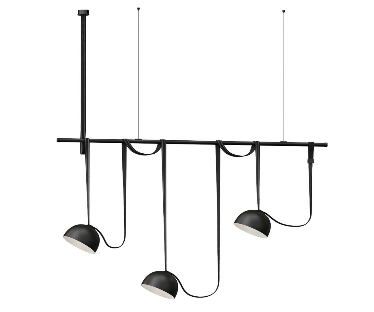 Светильник 150 см, 45W, 4000K, Kink Light 6426-1K,19, черный