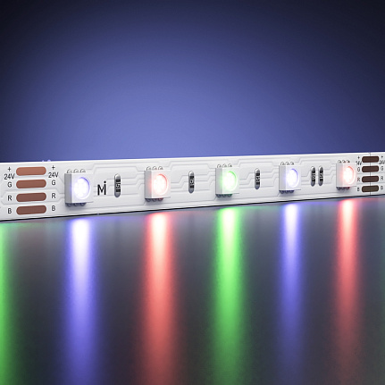 RGB/RGBW светодиодная лента Ultra 24В 5050 14,4Вт/м 5м IP20 201139 Maytoni  Led Strip, цена за метр, отгружается по  5 м