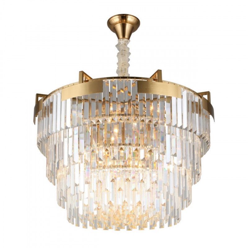 Каскадная люстра 70*75-111,5 см, 15*E14, 40W, Aployt Mariz APL.813.13.15, латунный