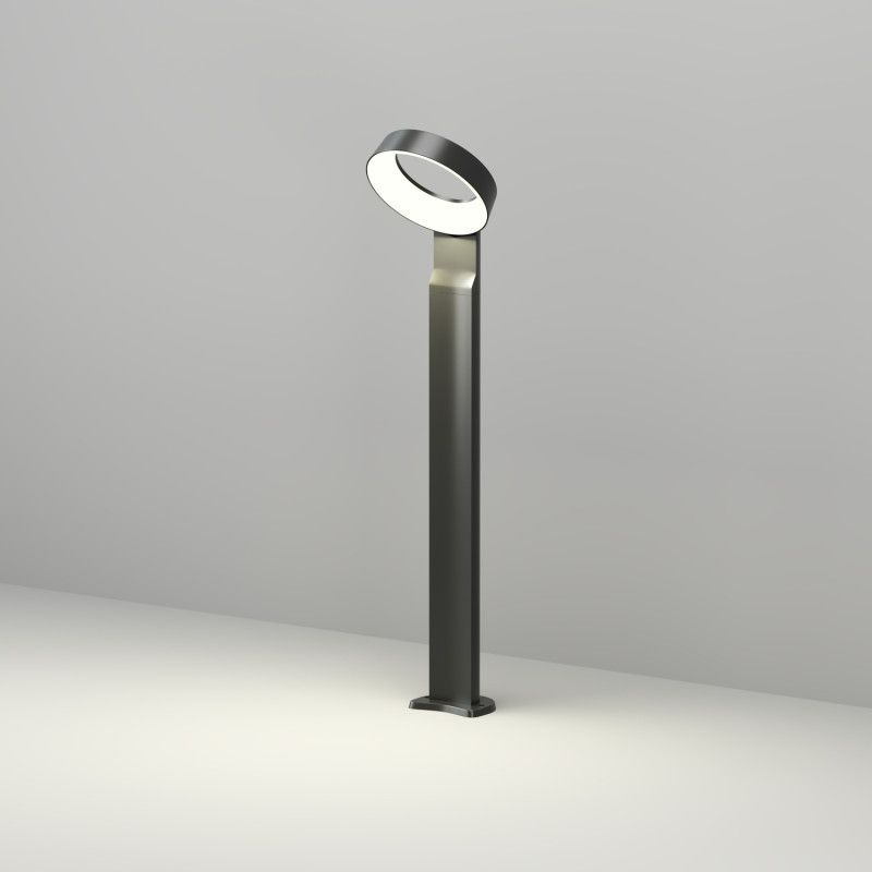 Садово-парковый светильник 16,5*18*80- см, *LED*12W, 3000K, Denkirs SANVIK DK9718-BK, черный алюминий