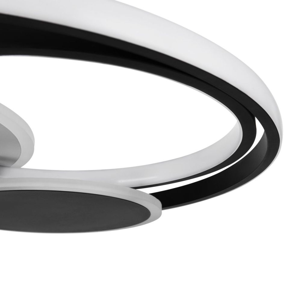 Потолочный светильник 50 см, 94W, Freya Cosmic Market FR10015CL-L94WB, белый-черный