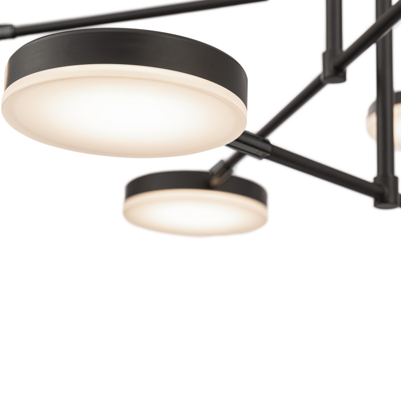 Светодиодный светильник Maytoni Fad MOD070PL-L38B3K, 38W LED, 3000K, черный