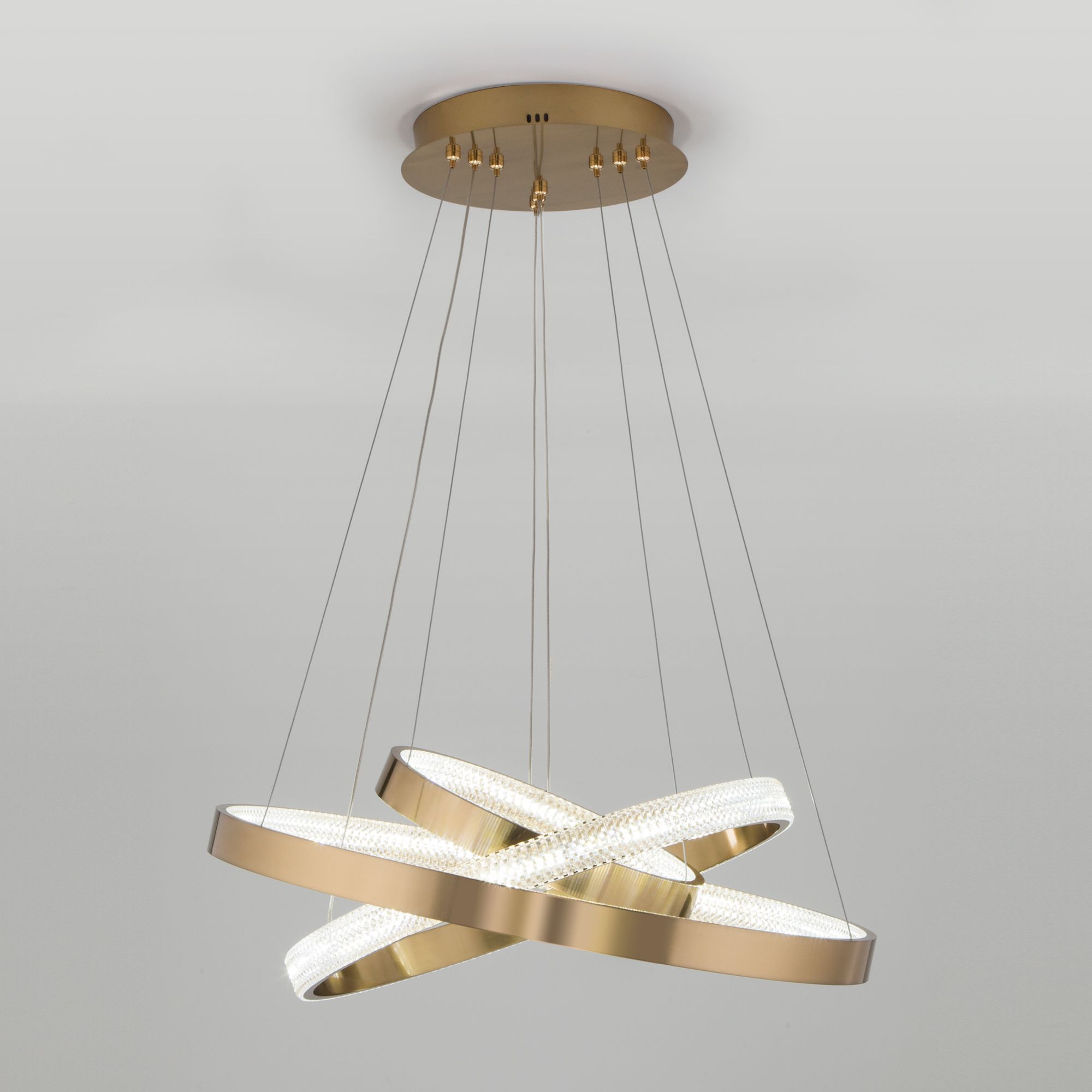 Светильник 63*63*113 см, *LED, 80W, 3300;4200;6500 Eurosvet Posh 90176/3, медь