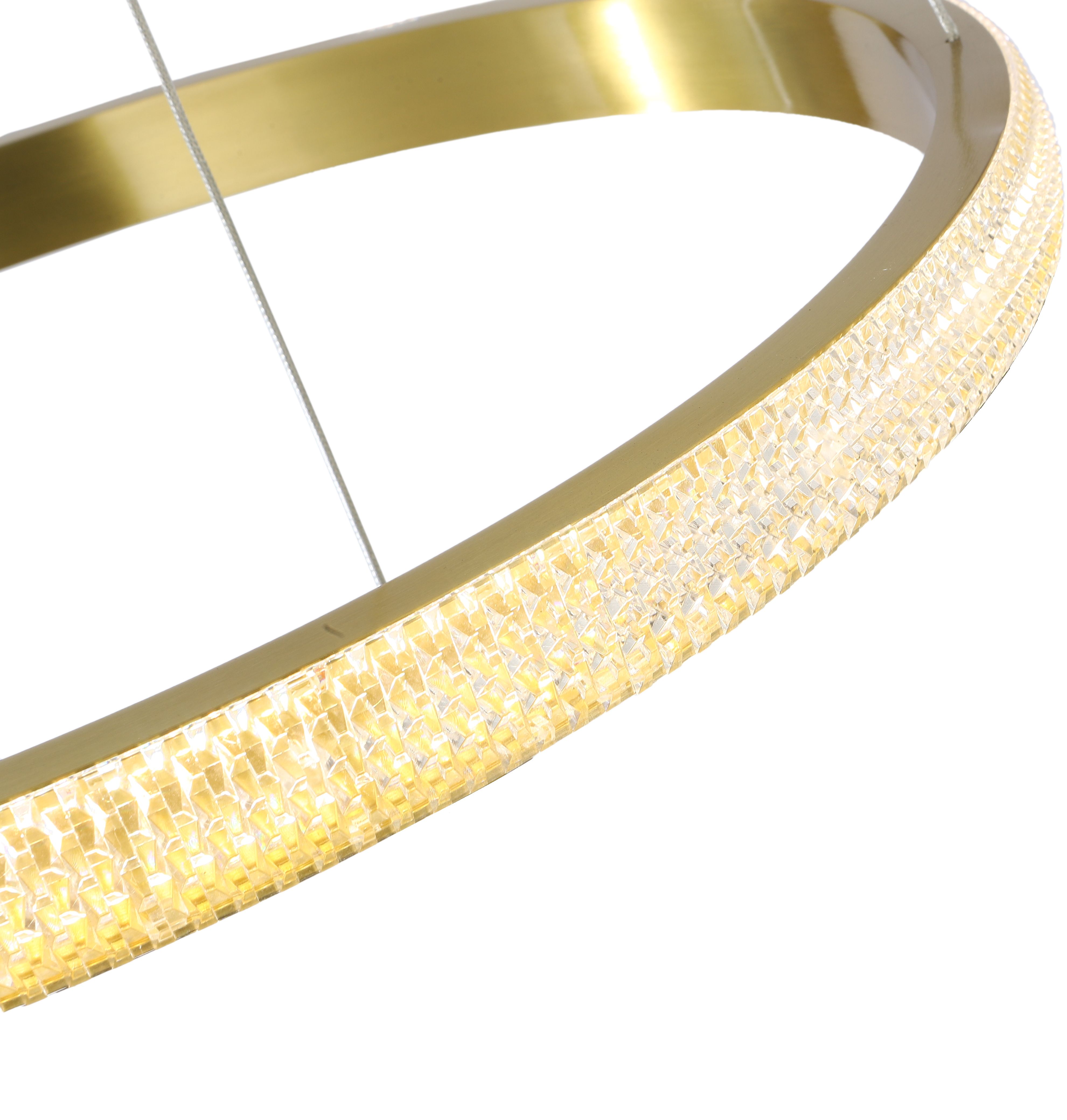Светильник подвесной 40/60/80 см, LED 114W 3000/4000/6000K бронза Zortes Lidia1 ZRS.30111.114
