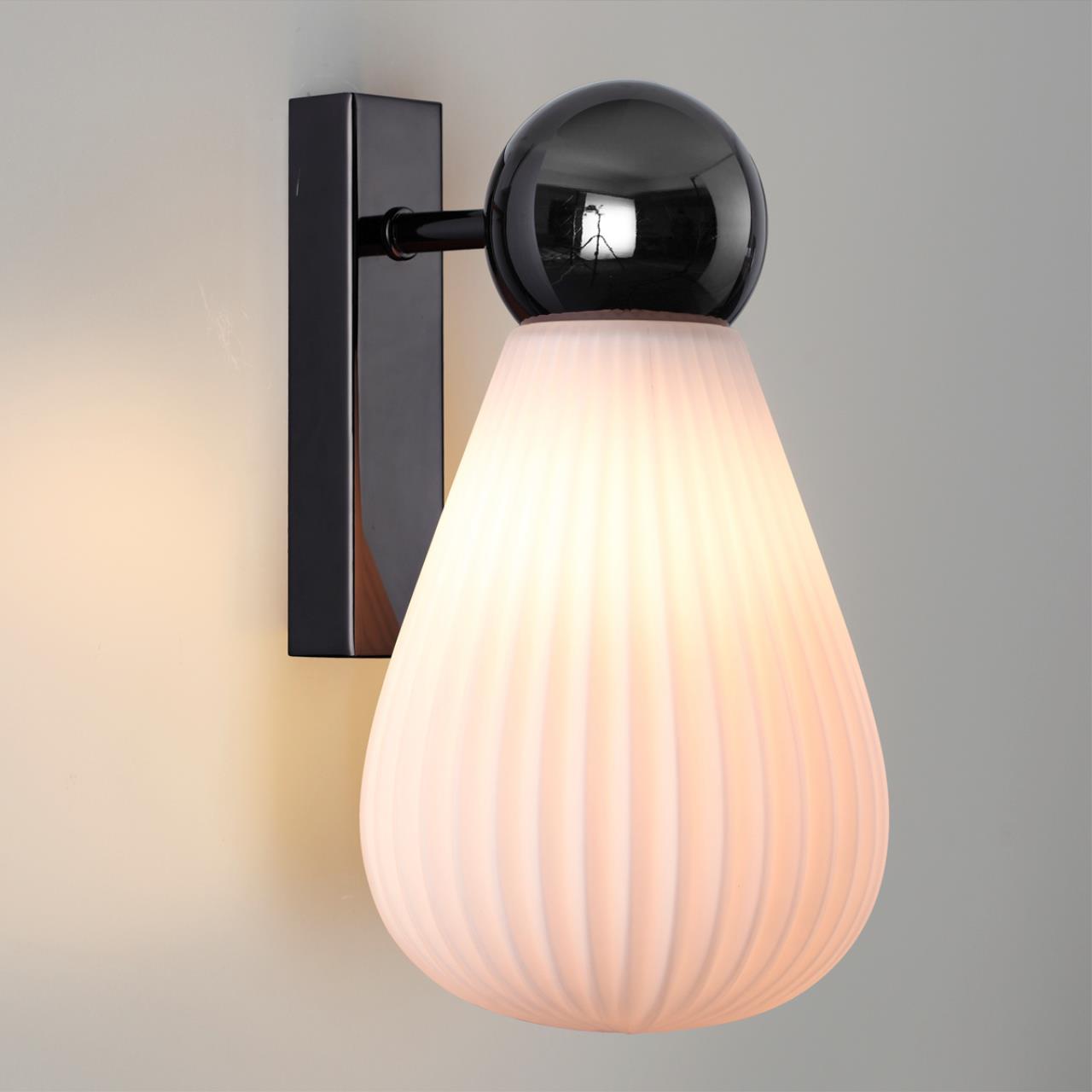 Светильник 27 см, Odeon Light Elica 5418/1W, черный