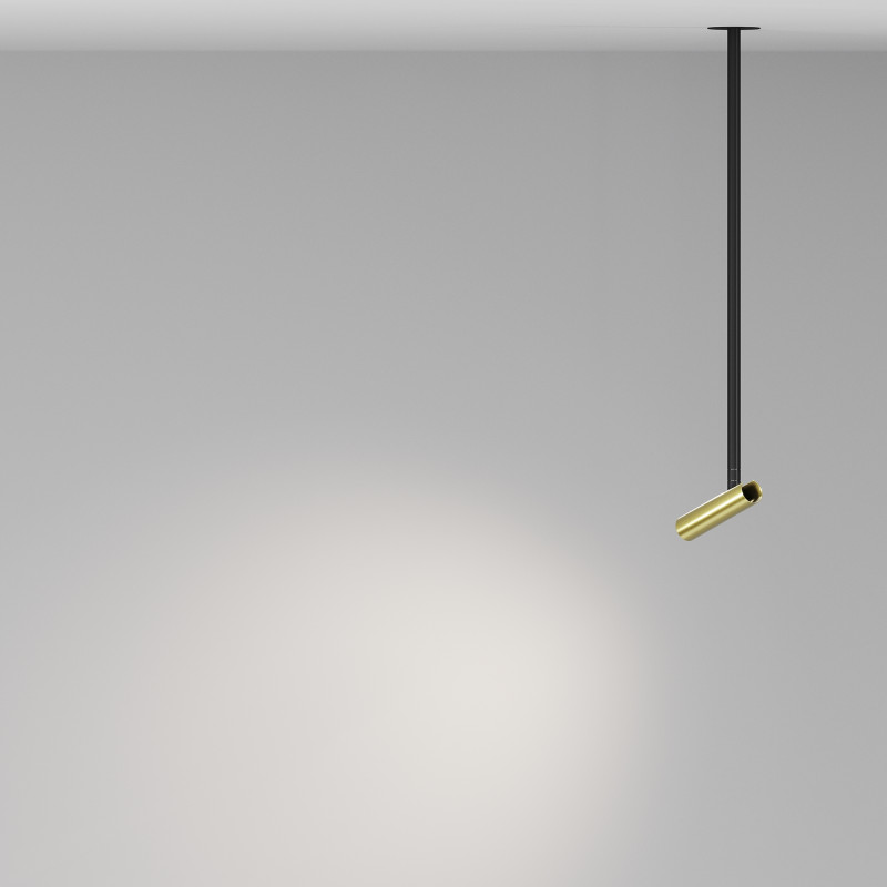 Спот 3*3*65,1 см, LED, 6W, 4000К, Maytoni Technical Focus T P141RS-L125-6W4K-BBS латунный