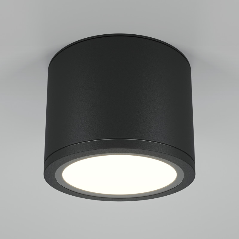 Накладной светильник 9*6,9 см, 1*GX53, 15W, Maytoni Technical Rendo C095CL-GX53-B черный, IP44