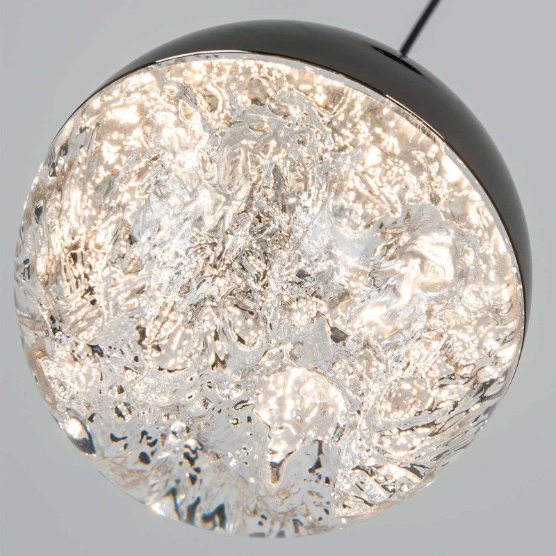 Подвесной светильник 12*80/200 см, LED 7W MODESTYLE MS.2345.1 BK жемчужный черный