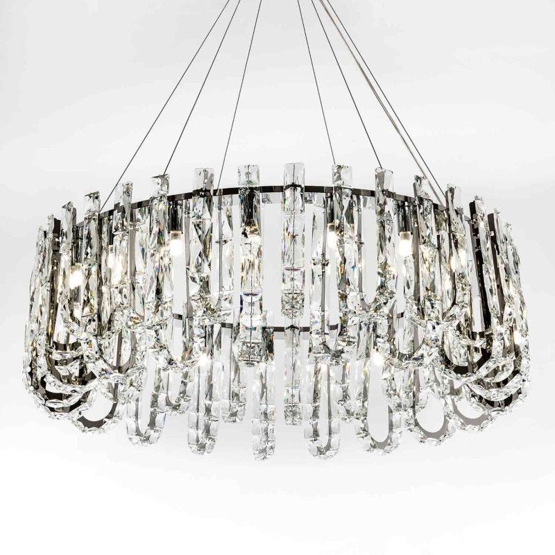 Подвесная люстра 80 см MODELUX ML.6621.19 CR хром