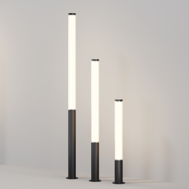 Садово-парковый светильник 15,5*153 см, LED 70W 3000K Maytoni Outdoor Ster O467FL-L70B3K черный