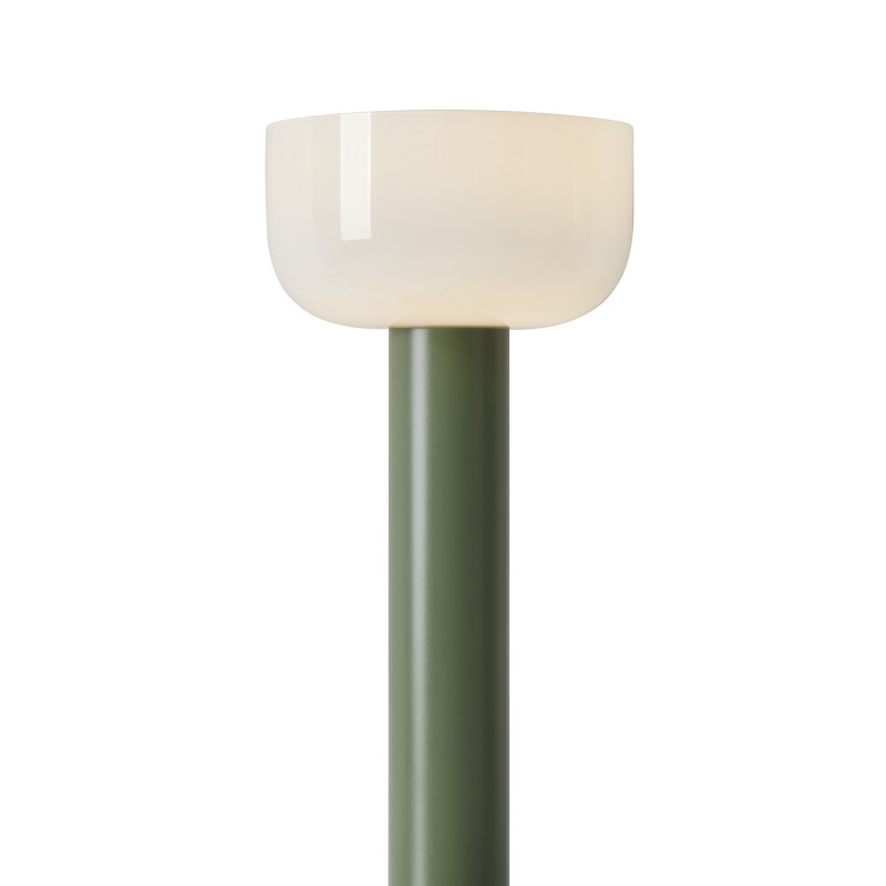 Настольная лампа 15*15*35,5 см, LED, 5W, 3000К, Freya Barries FR6185TL-L5GN зеленый