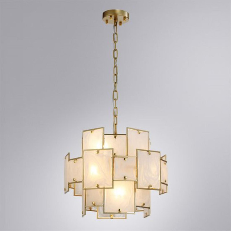 Люстра 45*36 см, 7 E14*40W,  К, Arte Lamp Theemin A4068LM-7SG, Матовое Золото