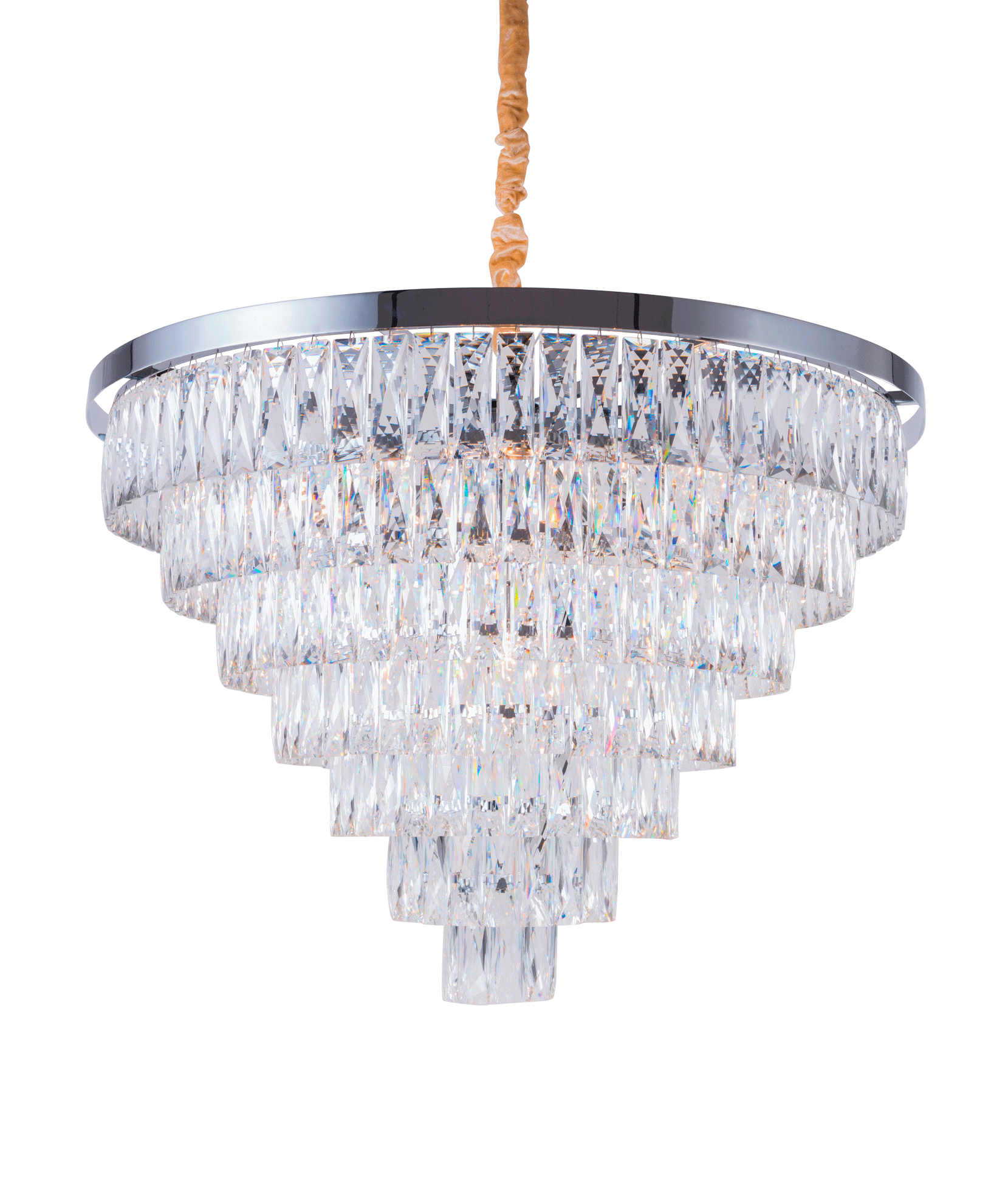 Люстра  800*600, 18*E14, 40W NewRgy Cristallo 2431R/18A CHR+CL, CHR+CL