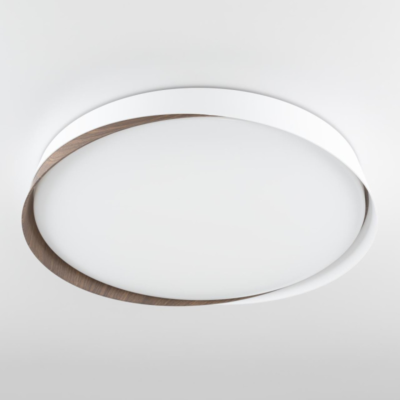 Светильник 52 см, 68W, 3000-5500K, 5800Lm, 21 м2 CL754450G BONNY Белый+Венге LED с пультом