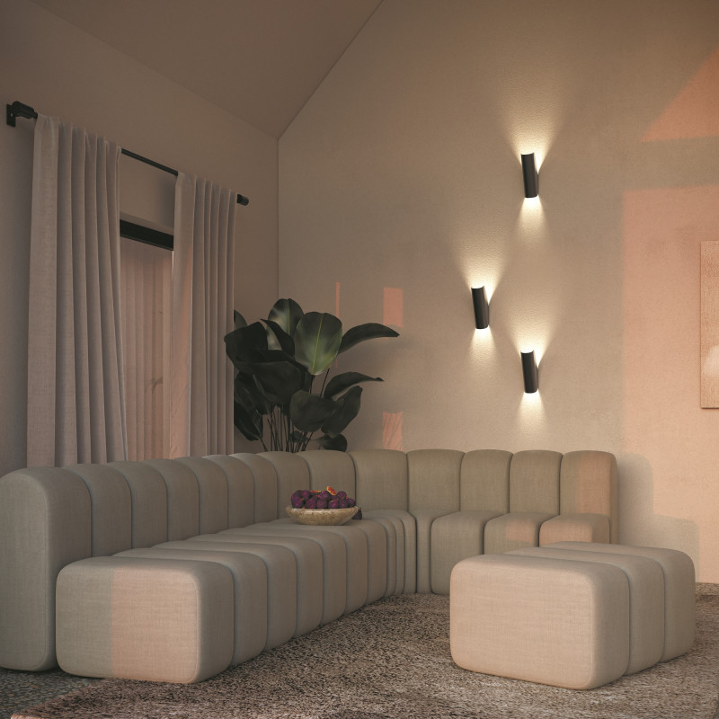 Светильник 25 см, Maytoni Notta MOD417WL-01B, черный