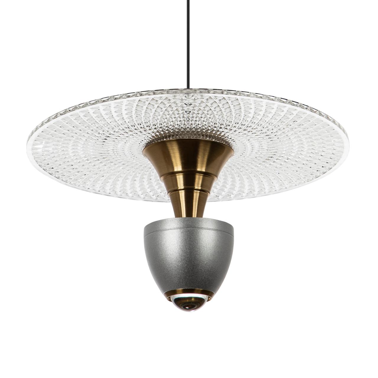 Подвесной светильник 30*30*130 см, LED 20W, 4000K, Латунь, Хром LED4U L8709-3 SL