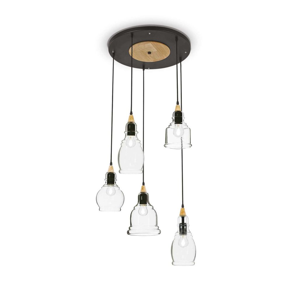 Люстра подвесная ideal lux Gretel SP5 макс.5х60Вт Е27 103174.  см