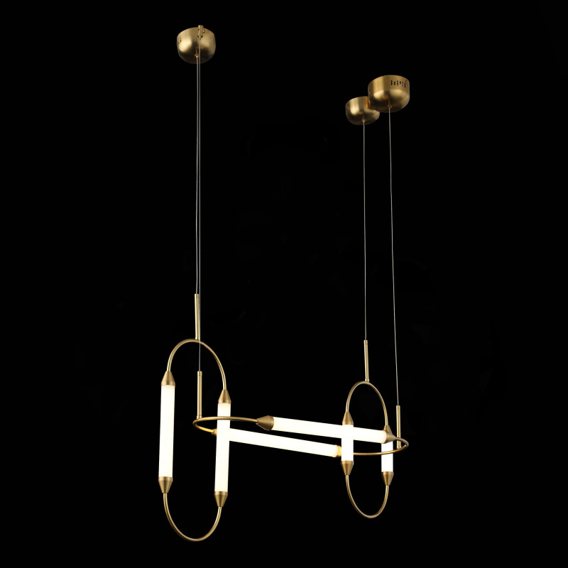 Светильник подвесной 77*42 см, 36W 3000K ST LUCE OLBIA SL6004.303.06 Латунь