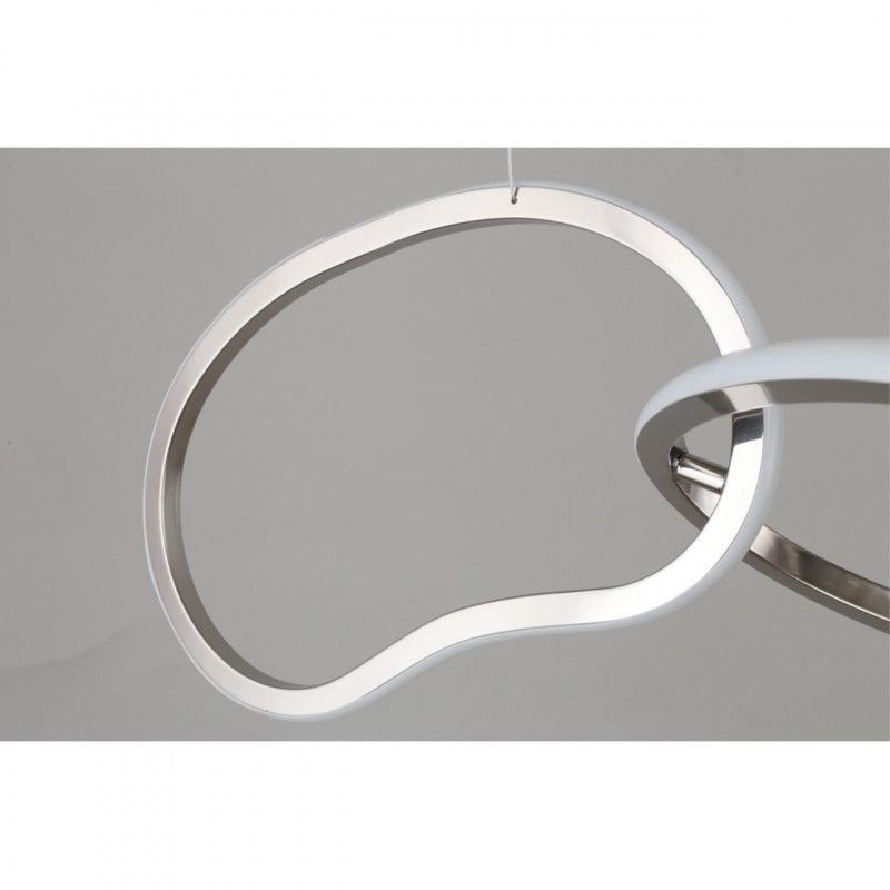 Подвесная люстра 120*27*50-150 см 80W, 3000K, Aployt Pirret APL.046.13.80, хром