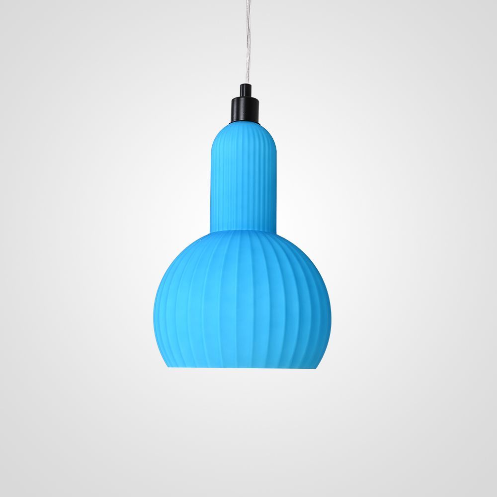 Подвесной светильник TIRIL blue 20*20*40 см, 1*E27*60W, ImperiumLoft tiril01, Чёрный