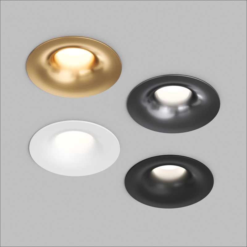 Встраиваемый светильник *8,4*7 см, *LED*975Lm, 3000-4000-6000K, Denkirs Shine Glow DK2430-WH, белый