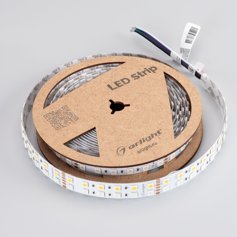 Лента RT-B144-19mm 24V RGBW-Warm (32 W/m, IP20, 5m) (Arlight, Открытый) 012327(3). Цена указана за 5 метров. Продается кратно 5 метрам.