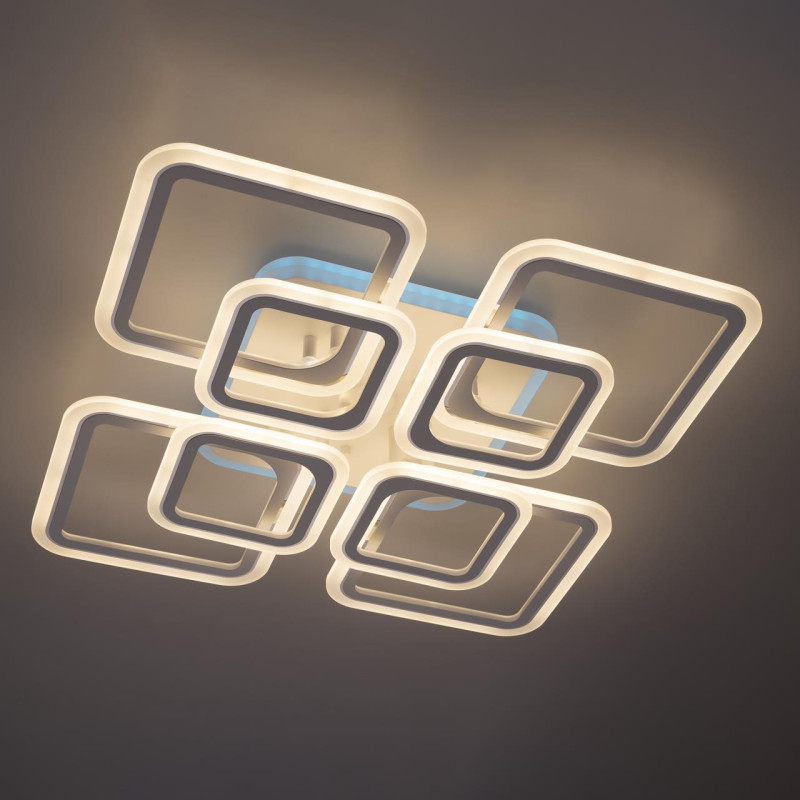 Люстра потолочная Citilux Марсель Смарт CL232A180E, 95W LED, 3000-5500K, белый