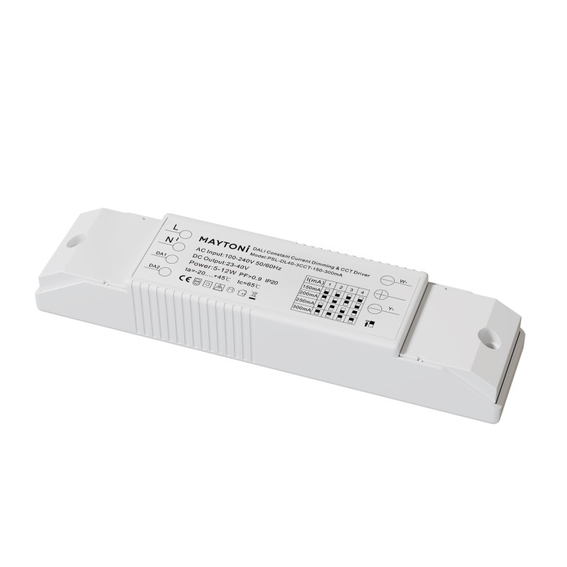 Блок питания 13*3*2 см, Maytoni Technical psl-dl PSL-DL40-3CCT-150-300mA белый